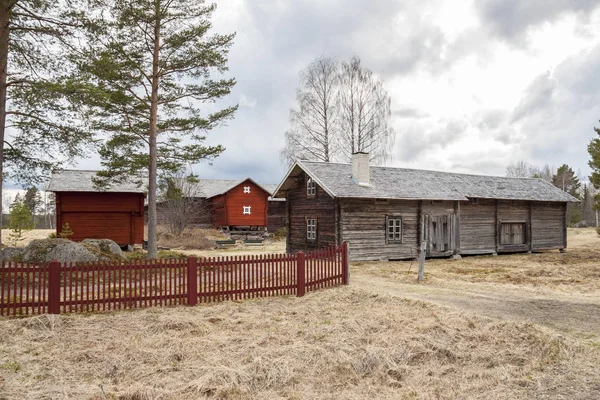 Halsingegard historische dorp - Zweden — Stockfoto