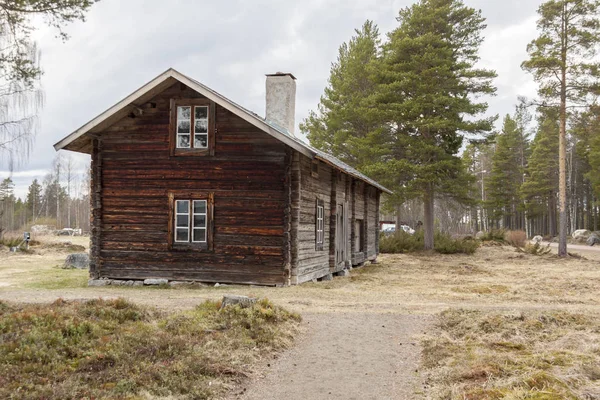 Halsingegard historische dorp - Zweden Stockfoto