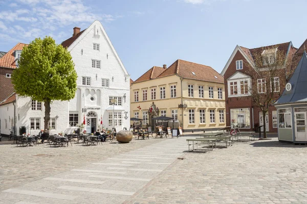 Tonder town - Denemarken. — Stockfoto