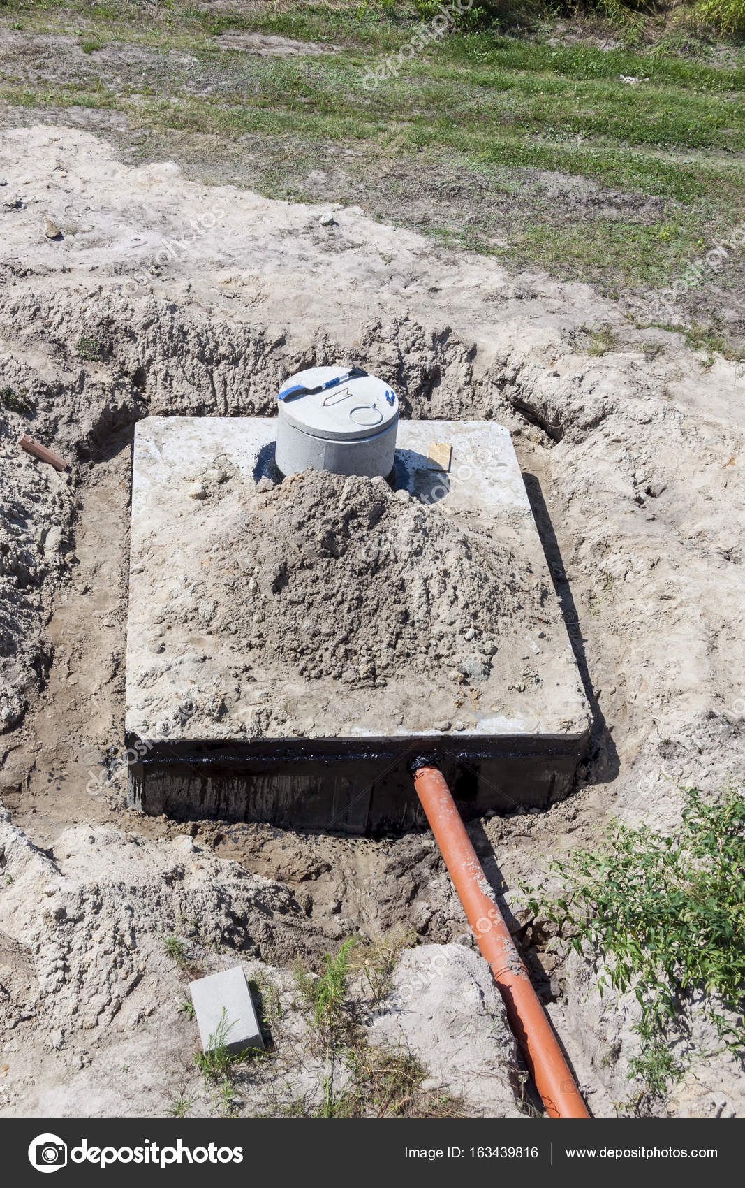 New concrete septic tank Stock Photo by ©tomasz_parys 163439816