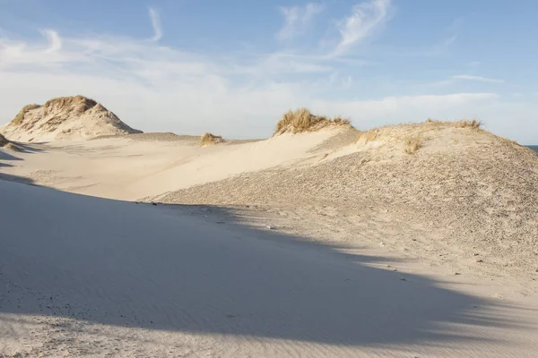 Sandstrand - holmsland klit, denamrk. — Stockfoto