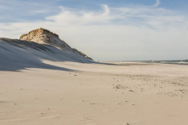 Sandstrand - holmsland klit, denamrk. — Stockfoto