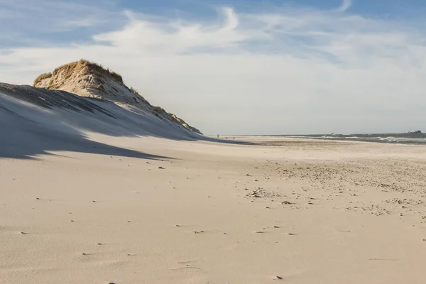 Sandstrand - holmsland klit, denamrk. — Stockfoto