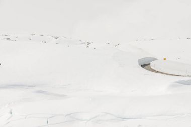 Yol için Norveç'te en yüksek geçiş.