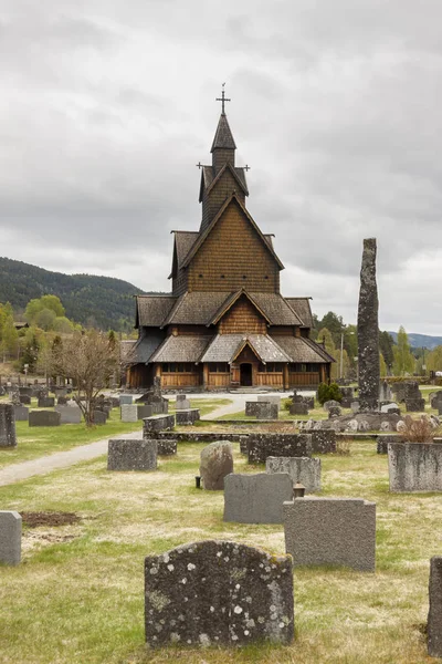 Heddal Roubený kostel, Norsko — Stock fotografie