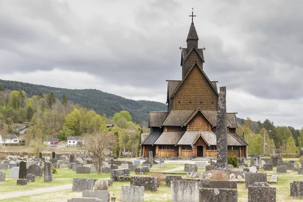 Iglesia Heddal stave, Noruega —  Fotos de Stock