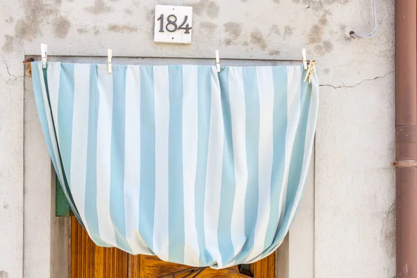 184 číslo domů - Burano, Itálie. — Stock fotografie
