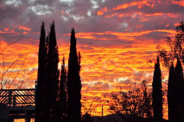 Naplemente a San Jacinto — Stock Fotó