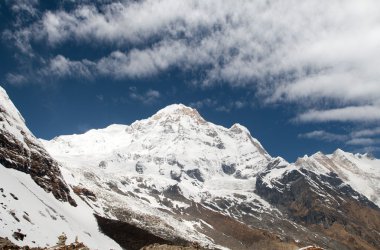 Annapurna Annapurna dağına Merkez kamp, Nepal güneyden 