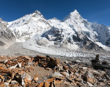 Everest Dağı, Lhotse ve nuptse güzel görünümünü