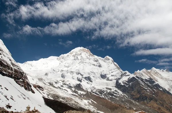 Annapurna a sud dal campo base del monte Annapurna, Nepal — Foto Stock