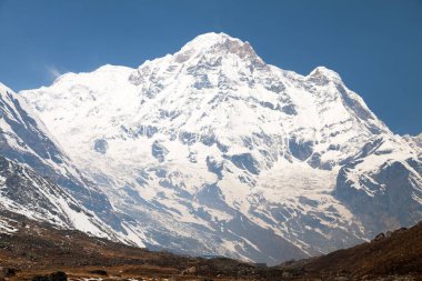 Annapurna Annapurna dağına Merkez kamp, Nepal güneyden 