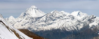 Mount Dhaulagiri Thorung La Geçidi üzerinden
