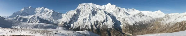 Panoramic view of Annapurna range — Stock Photo, Image