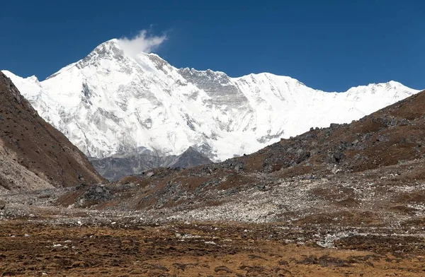 Monte Cho Oyu - strada per il campo base di Cho Oyu - zona dell'Everest — Foto Stock