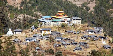 Kinggurding Mario sincap ya da Gompa, herhangi bir zamanda alan, Solukumbu