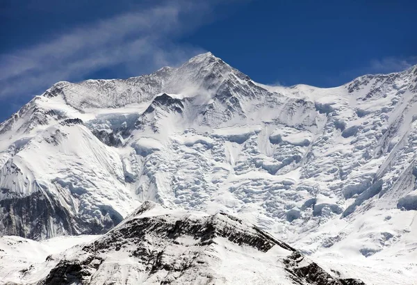 Bella vista panoramica sulle montagne himalayas — Foto Stock