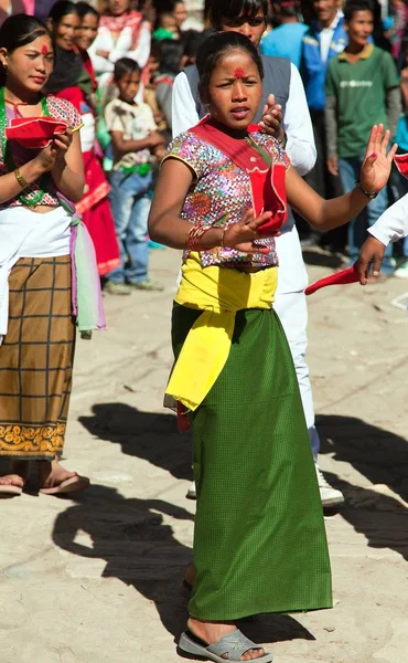 Folkloristisk festival i Dunai village — Stockfoto