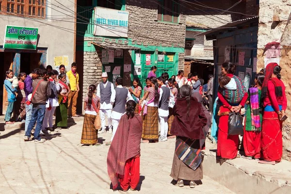 Folkloric festival in Dunai village — Stock Photo, Image