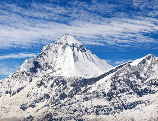 Mount Dhaulagiri, weergave van de Thorung La pass — Stockfoto