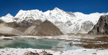Cho Oyu Gölü - Cho Oyu kamp yansıtma mount