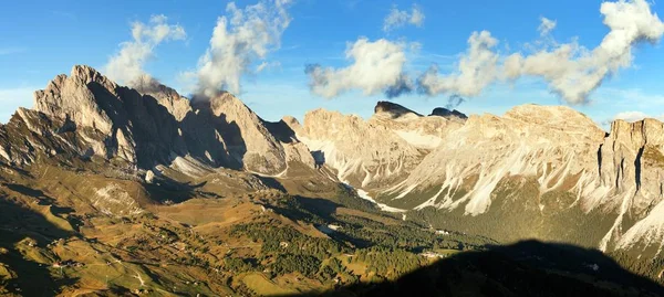 Geislergruppe or Gruppo delle Odle, Dolomiti — ストック写真