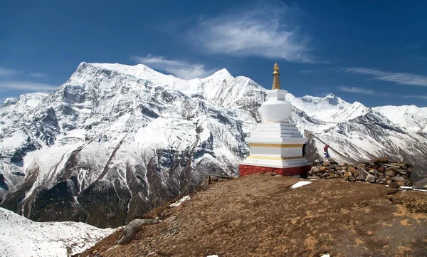 Vista panoramica della gamma Annapurna — Foto Stock