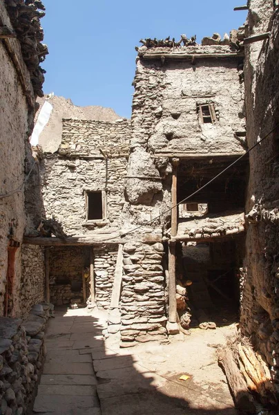 Kagbeni, Hermoso pueblo en la zona baja del Mustang — Foto de Stock