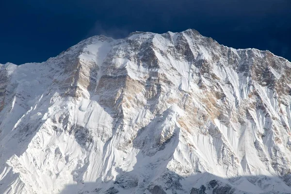 Mount Annapurna, van Annapurna Zuid basiskamp — Stockfoto