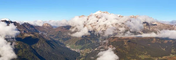 Panoramic view of mount Marmolada — Stock Photo, Image