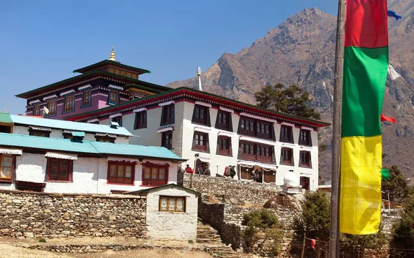 Monastero di Tengboche, il miglior monastero della valle di Khumbu — Foto Stock