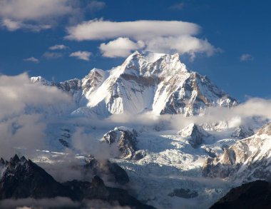 Mount Gyachung Kang 7952 m Gokyo RI göster