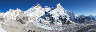 herhangi bir zamanda, lhotse ve nuptse pumo RI kamp itibaren mount
