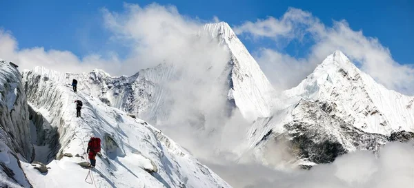 Malangphulang, Beautiful panoramic view of himalayas — Stock Photo, Image