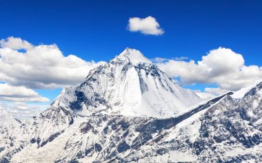 mount Dhaulagiri with beautiful sky clipart