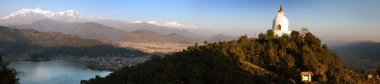 Annapurna, Manaslu, dünya barış stupa, Pokhara