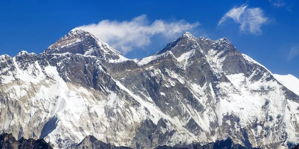 Vista sull'Everest e sul Lhotse — Foto Stock