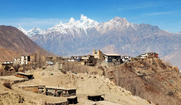 Jharkot vesnice — Stock fotografie