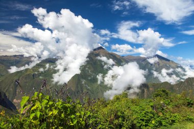 Choquequirao trekking izi görünümü