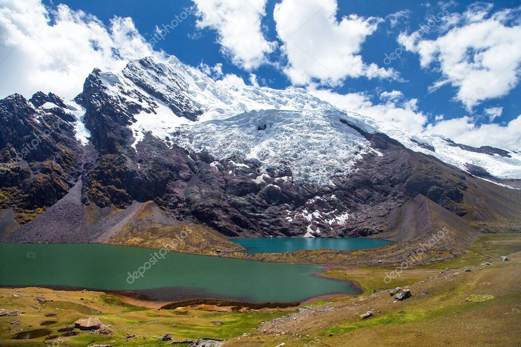Ausangate, Peruvian Andes mountains landscape