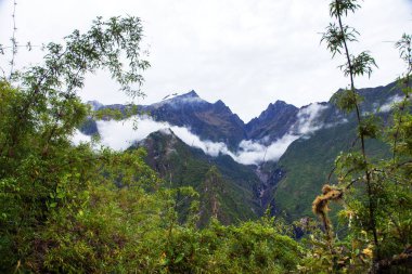 Choquequirao trekking izi görünümü