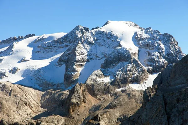 Marmolada, el monte más alto de las montañas Dolomitas —  Fotos de Stock