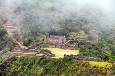 Choquequirao, one of the best Inca ruins in Peru clipart