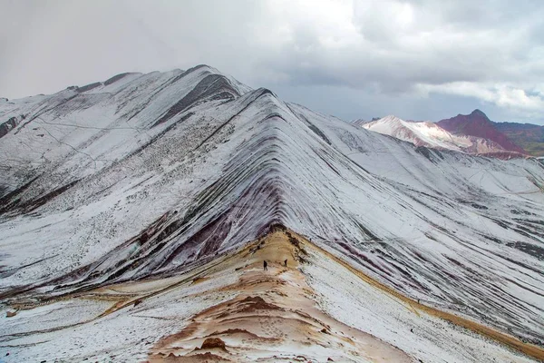 Rainbow mountains or Vinicunca Montana de Siete Colores — Stock Photo, Image