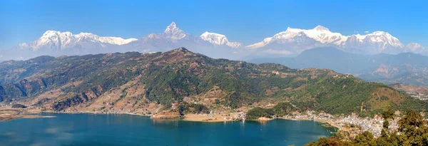 Berg Annapurna, Himalaya-Gebirge, Pokhara — Stockfoto