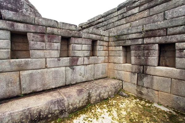 Machu Picchu, detail from peruvian inca town — Stock Photo, Image