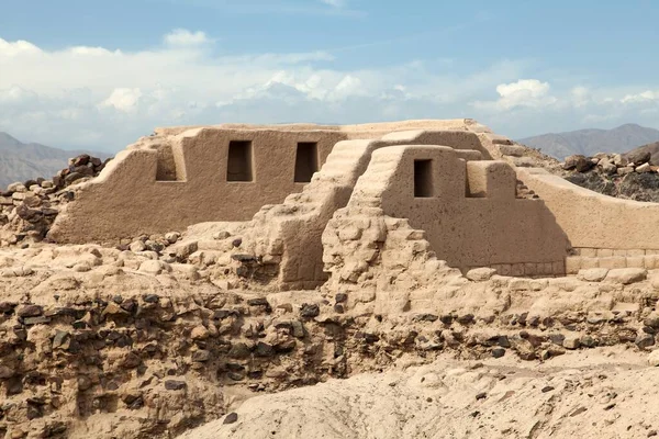 Los Paredones Historische Ruïnes Van Het Kasteel Van Inca Nazca — Stockfoto