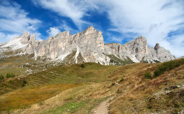 Becco Mezzodi Rocheta Hermosos Alpes Dolomitas Montañas Italia — Foto de Stock