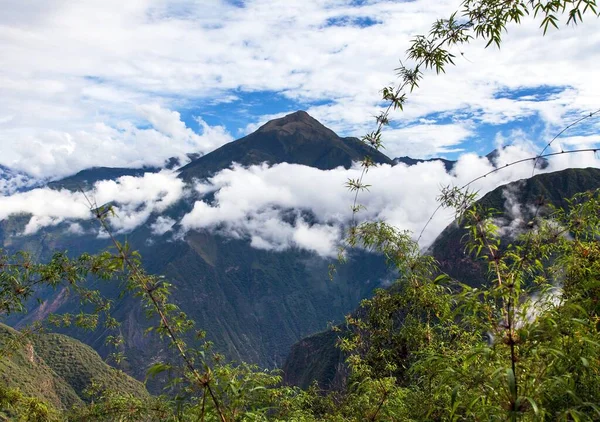 Blick Vom Choquequirao Trekking Pfad Cuzco Gebiet Machu Picchu Gebiet — Stockfoto