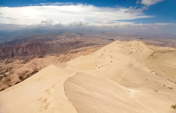 Dune Sable Cerro Blanco Les Hautes Dunes Monde Situées Près — Photo